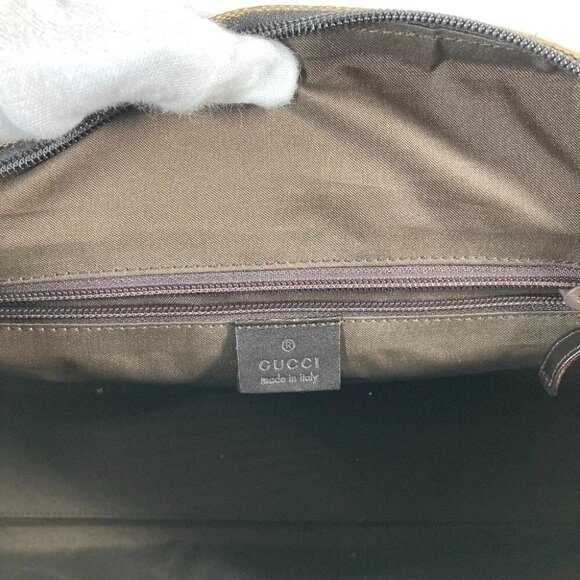 Auth GUCCI 012・0383・06 Shoulder Bag Bag GG Duffle Bag GGCanvas/Leather Beige... - Picture 3 of 16